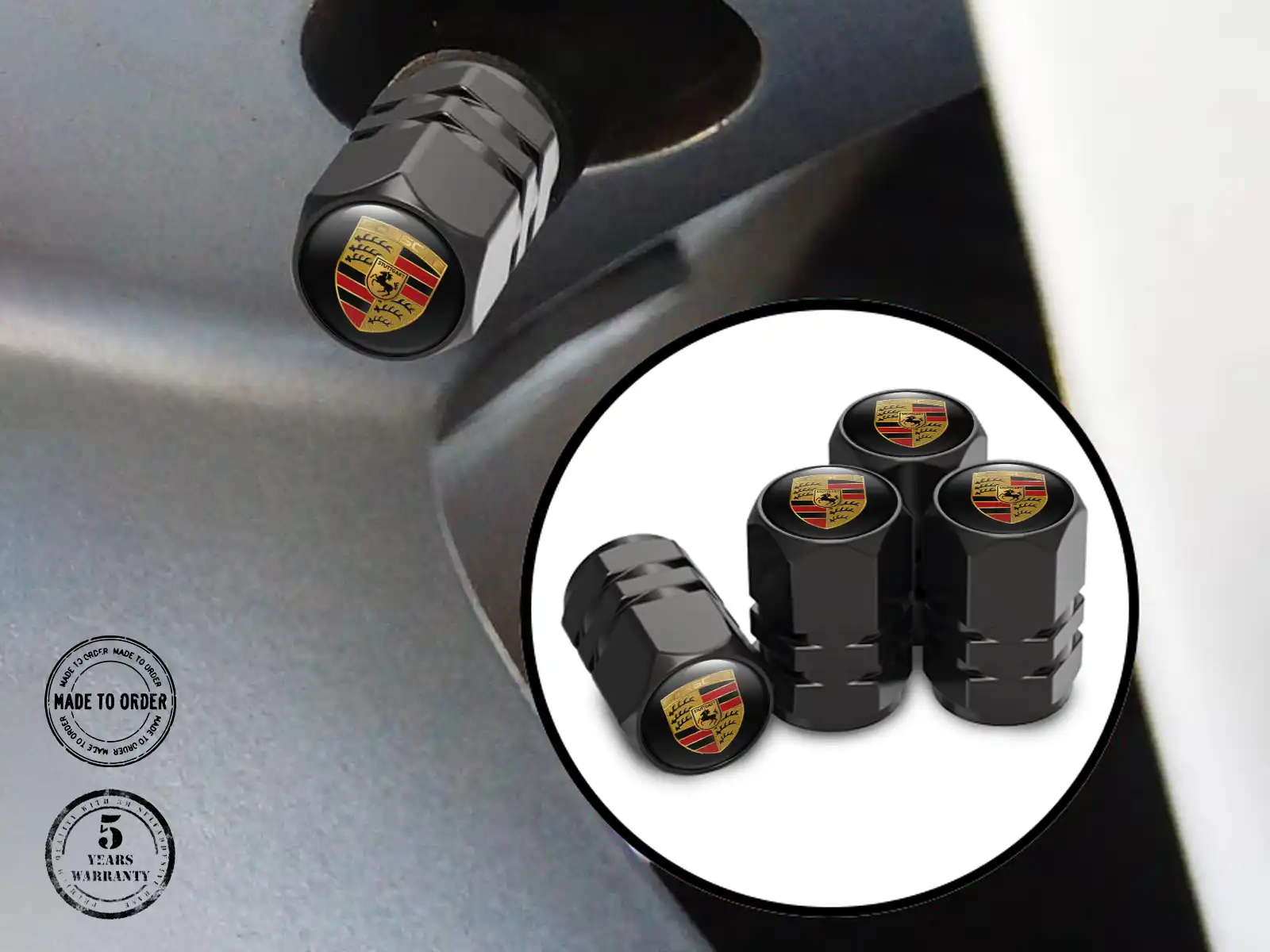 Porsche Protections Valve Roues Camion Custom Build